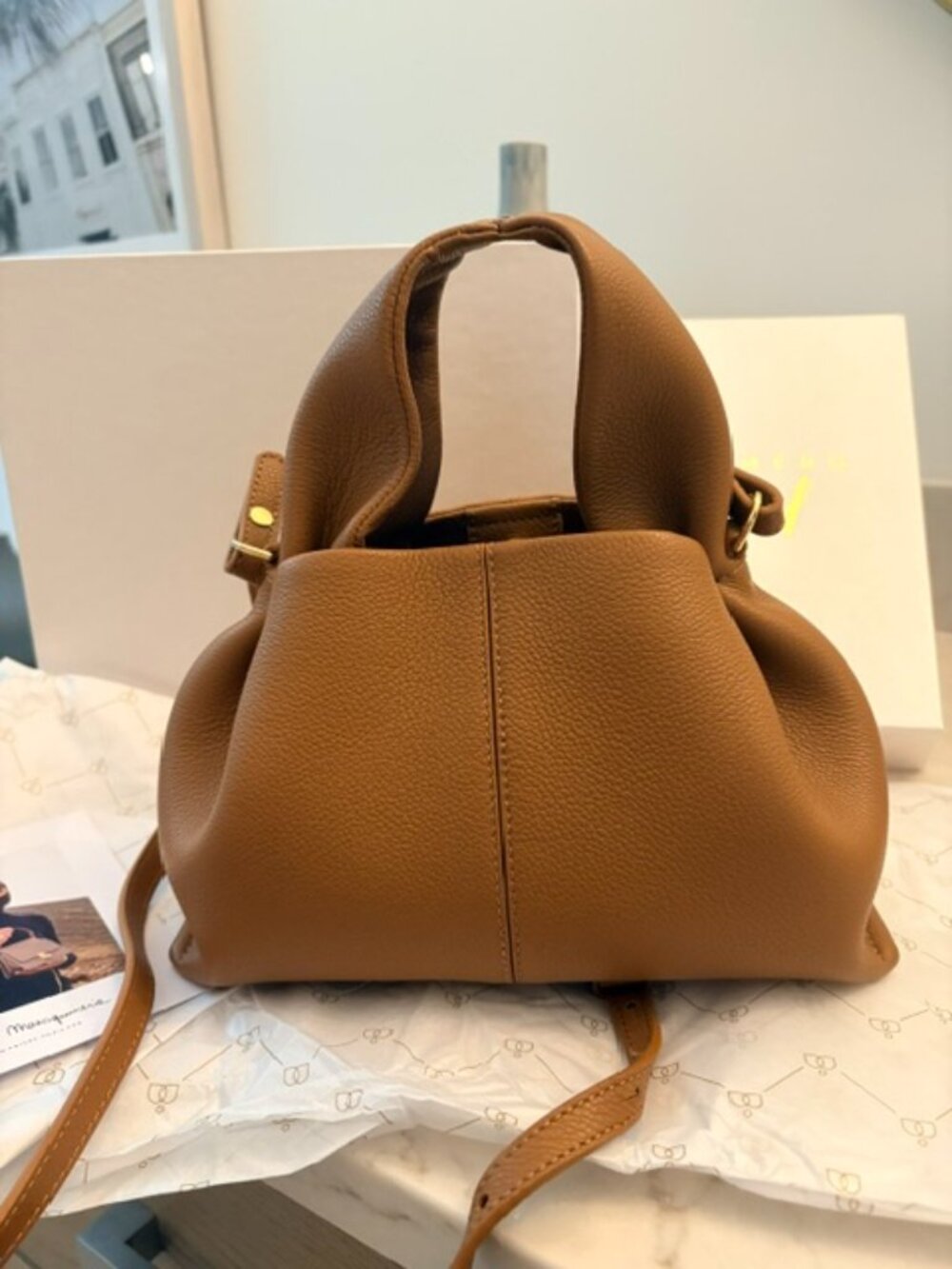 New Polène Numéro Neuf Mini Edition Textured Camel